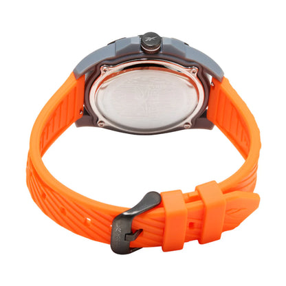 Reebok RV-EMB-G3-PAIO-1B Orange Rubber Band White Dial For Men