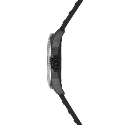 Reebok RV-GRD-G3-PBIB-BW Black Rubber Band Black Dial For Men