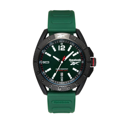 Reebok RV-GRD-G3-PGIG-GW Green Rubber Band Green Dial For Men