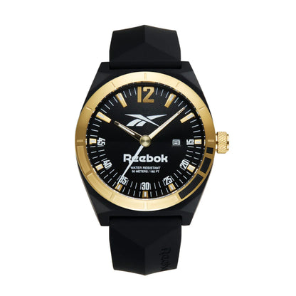 Reebok RV-LGA-G3-PBIB-A2 Black Rubber Band Black Dial For Men