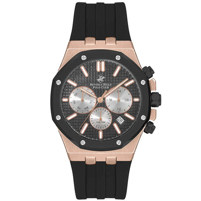 POLO BP3261X.851 BLACK RUBBER BAND BLACK DIAL  FOR MEN