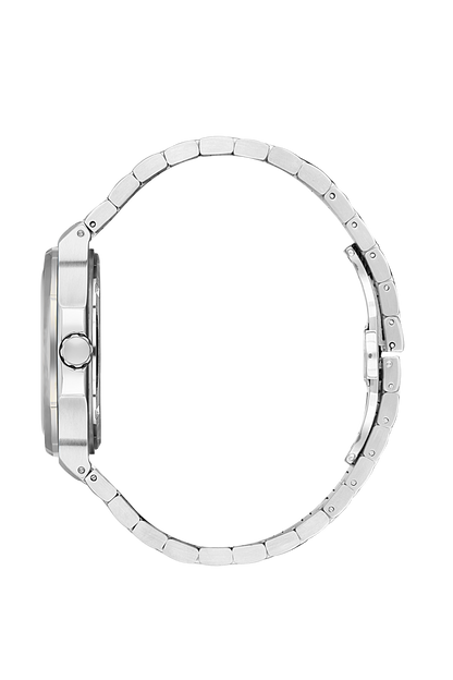 POLO SB.1.10450-2 SILVER STEEL BAND BLACK DIAL  FOR MEN