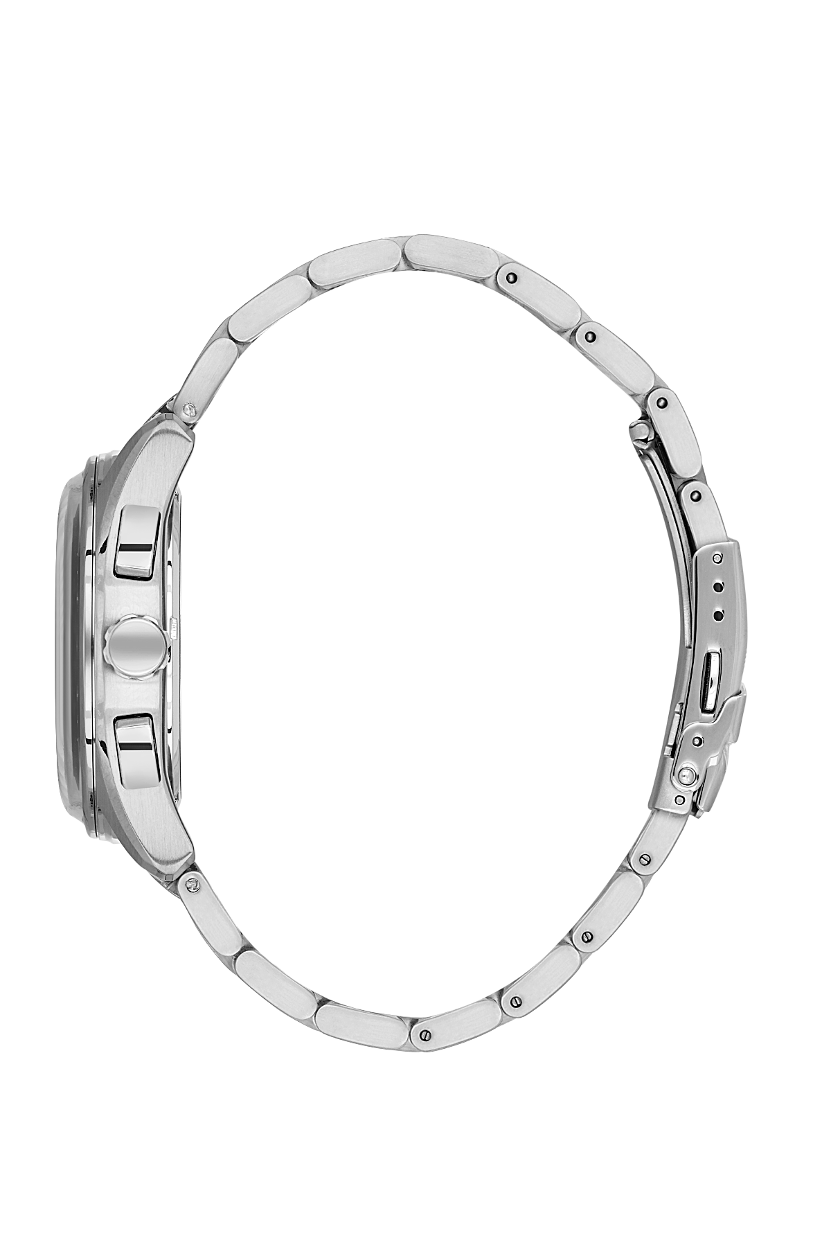 POLO SB.1.10634-2 SILVER STEEL BAND BLACK DIAL  FOR MEN