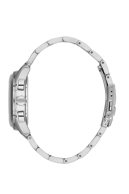 POLO SB.1.10634-2 SILVER STEEL BAND BLACK DIAL  FOR MEN