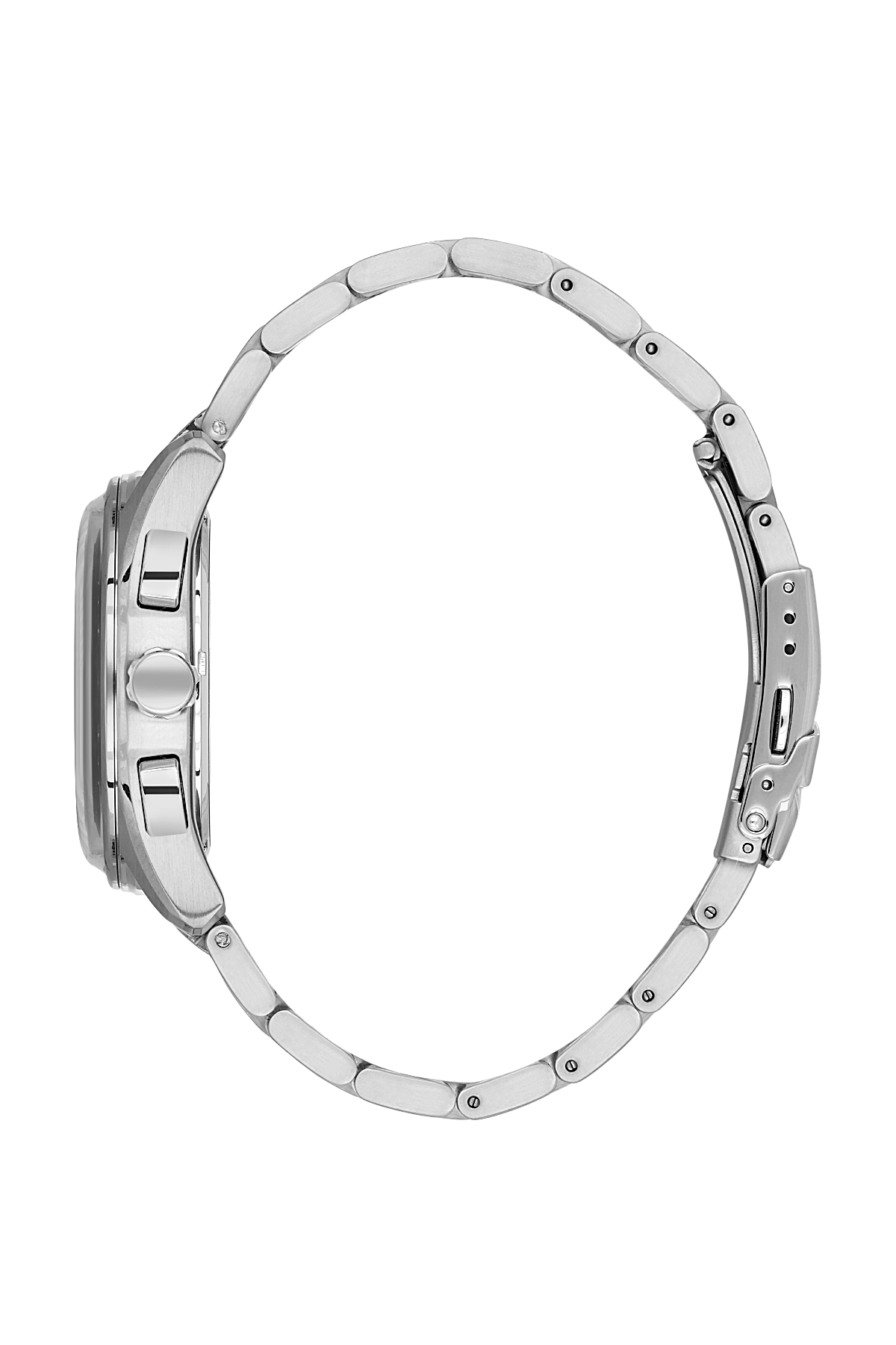 POLO SB.1.10634-3 SILVER STEEL BAND NAVY BLUE DIAL  FOR MEN