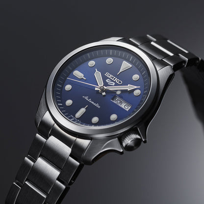 SEIKO SRPE53K1 SILVER STEEL BAND NAVY BLUE DIAL FOR MEN