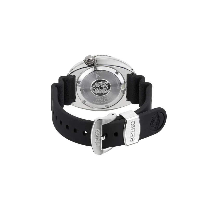 SEIKO SRPE93K1 BLACK RUBBER BAND BLACK DIAL FOR MEN