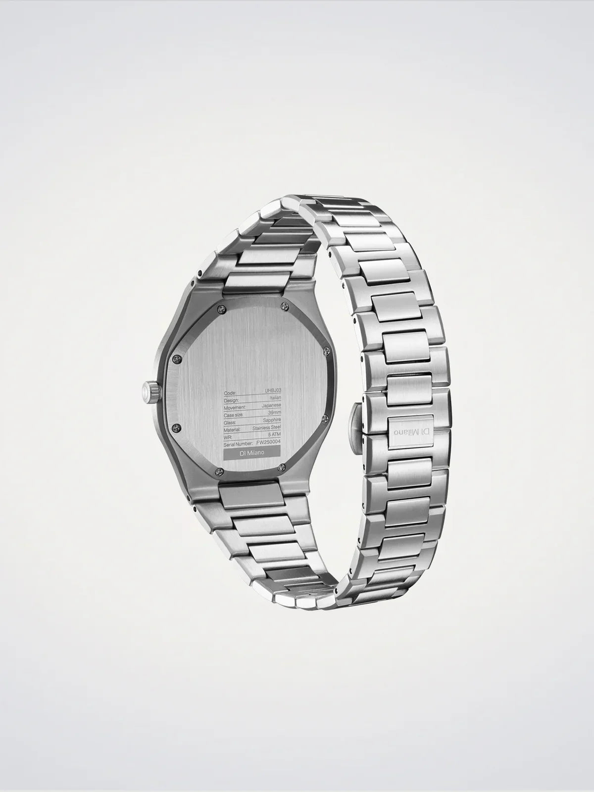 D1 MILANO D1-UHBJ03 SILVER STEEL BAND BLUE DIAL FOR MEN