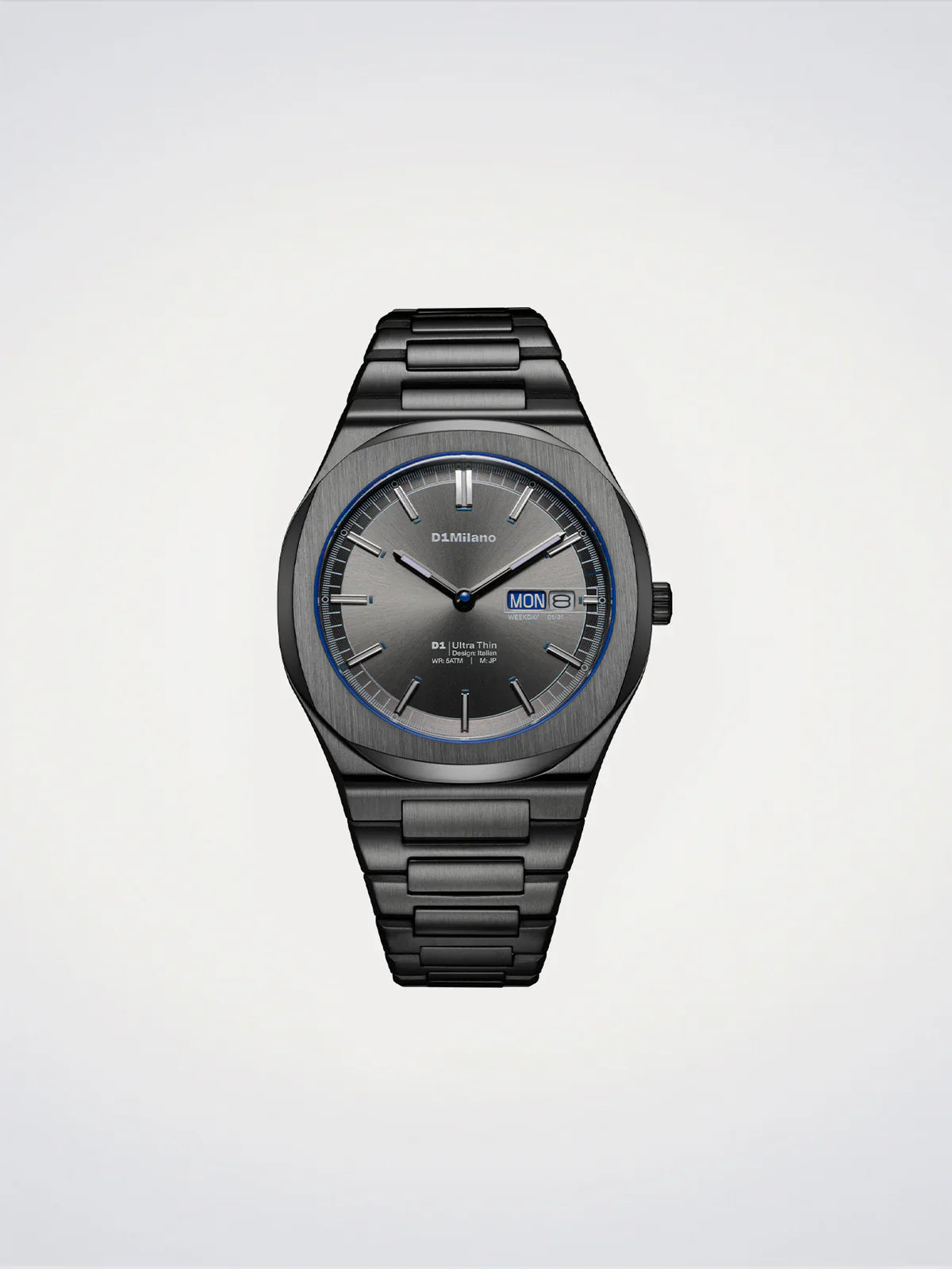 D1 MILANO D1-UHBJ08 GREY STEEL BAND GREY DIAL FOR MEN