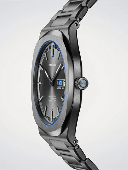 D1 MILANO D1-UHBJ08 GREY STEEL BAND GREY DIAL FOR MEN
