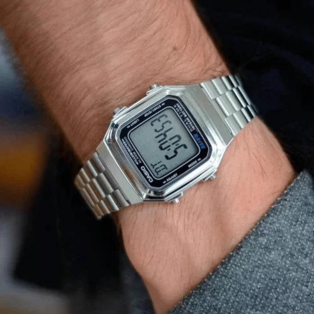 Casio Men's A178WA-1A Illuminator Stainless Steel Watch