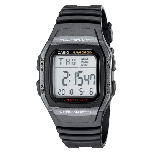 Casio Men's W96H-1BV Classic Sport Digital Black Watch