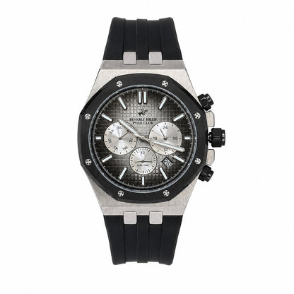 POLO BP3261X.350 BLACK RUBBER BAND BLACK DIAL  FOR MEN