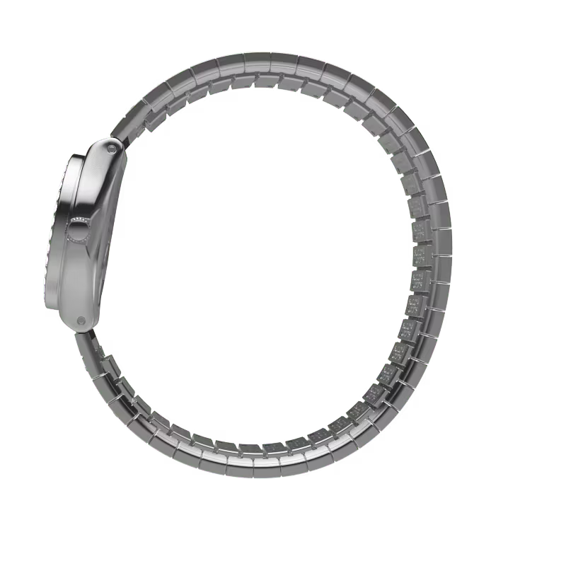 SWATCH YSS318A STEEL SILVER BAND BLACK DIAL FOR WOMEN
