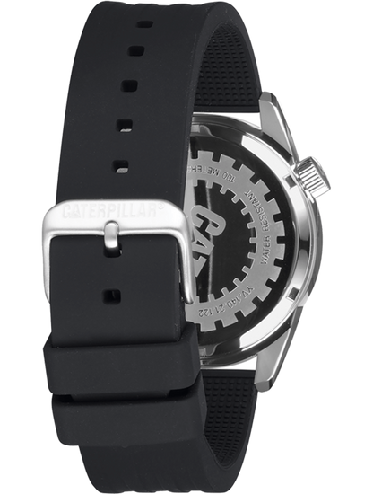 CAT YV.140.21.122 Black Rubber Band Black Dial For Men