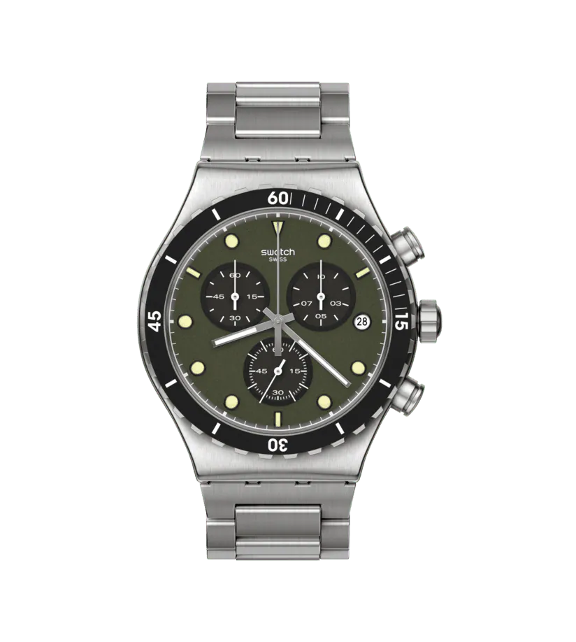 Swatch Back In Khaki Men Watch YVS488G