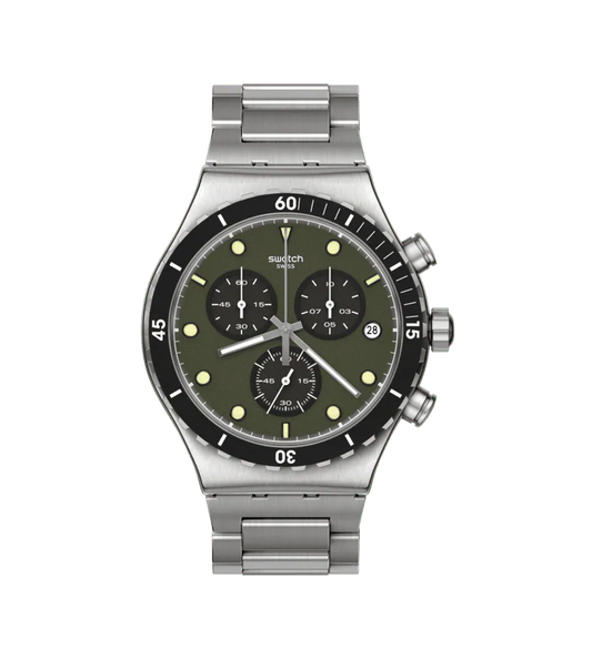 Swatch Back In Khaki Men Watch YVS488G