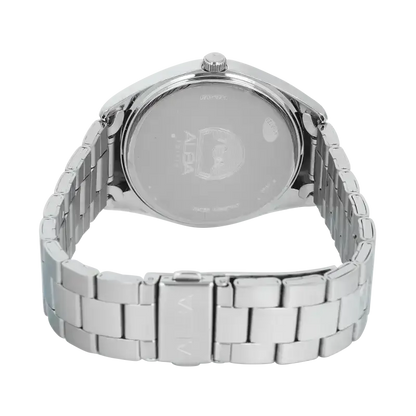ALBA  AJ6209X1Q SILVER STEEL BAND SILVER DIAL  FOR MEN
