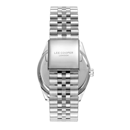 LEE COOPER LC08281.370 SILVER STEEL BAND GREEN DIAL  FOR MEN