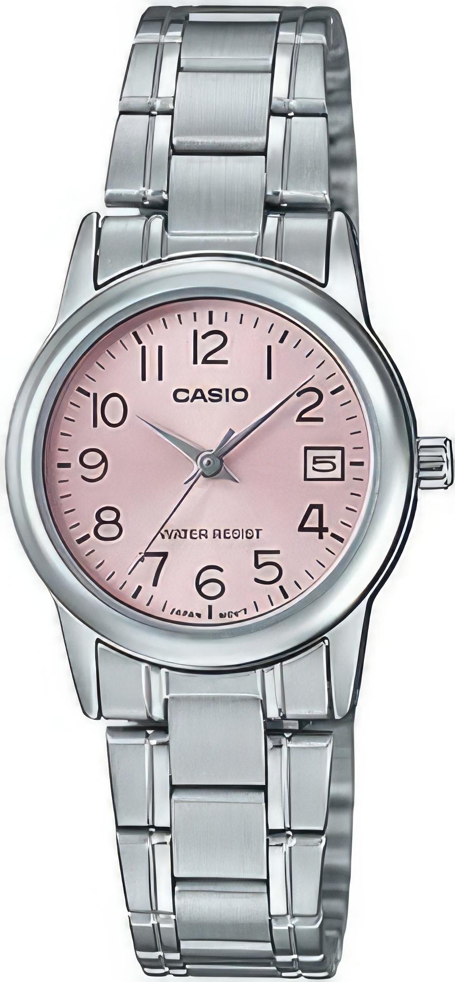 Casio LTP-V002D-4B LTPV002D-4B Pink Dial Watch