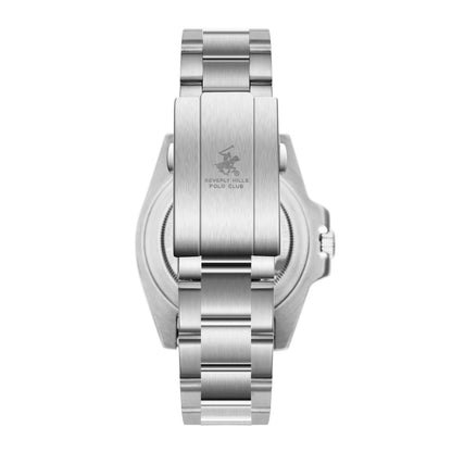 POLO BP3791X.390 SILVER STEEL BAND NAVY BLUE DIAL  FOR MEN