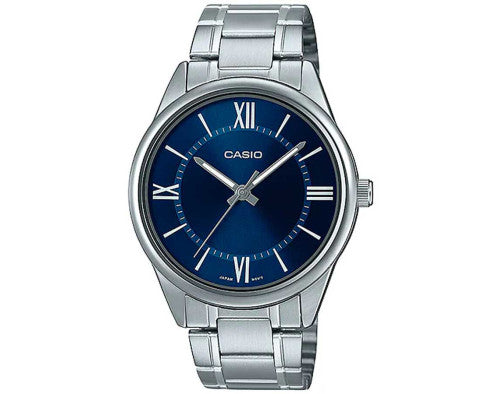 Casio Analog Blue Dial Men's Watch-MTP-V005D-2B5