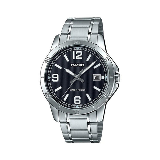 Casio MTP-V004D-1B2 Silver Stainless Watch for Men