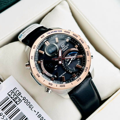 CASIO EDIFICE ECB-900GL-1B MEN WATCH