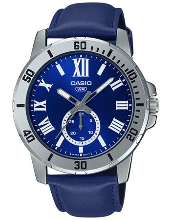 Casio Enticer Men Analog Blue Dial Watch MTP-VD200L-2B