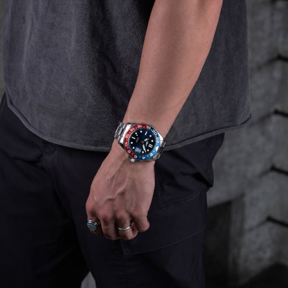 Reebok RV-HOM-G3-ARS1-NW Silver Steel Band Blue Dial For Men