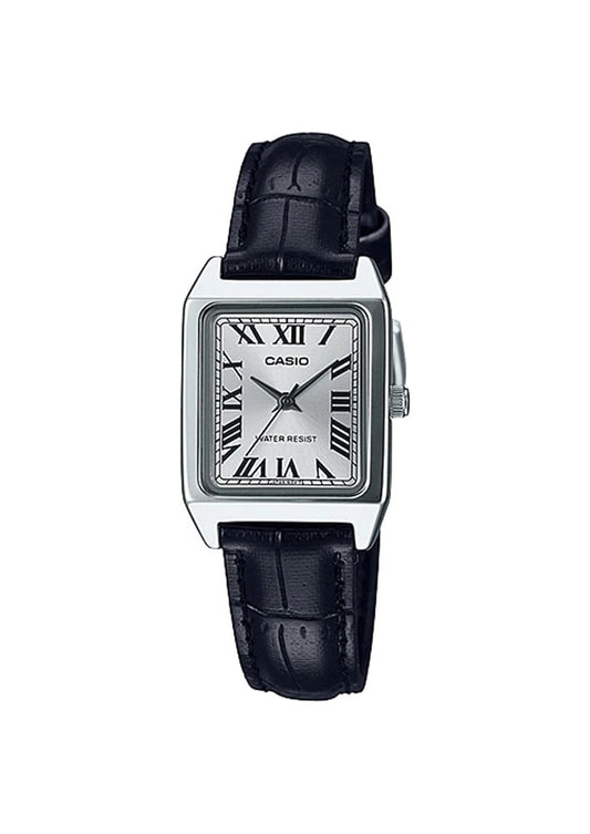 Casio LTP-V007L-7B1 Women's Rectangular Leather Strap