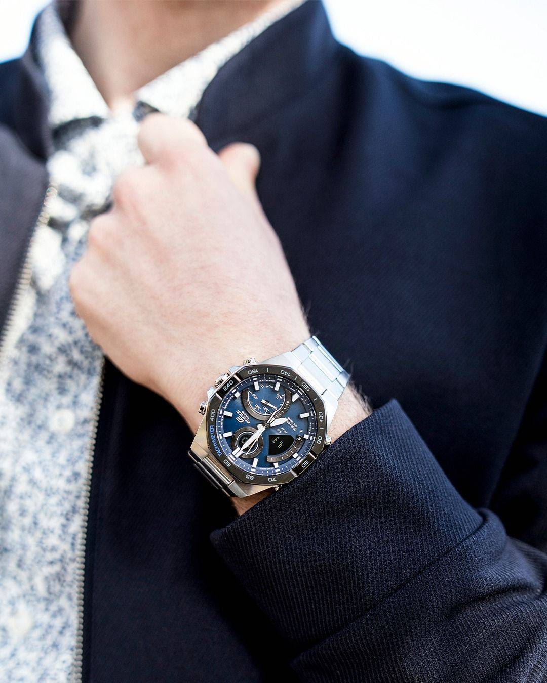 CASIO EDIFICE ECB-950DB-2A MEN WATCH