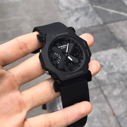 G-SHOCK GA-2300-1A BLACK RUBBER BAND BLACK DIAL  FOR MEN