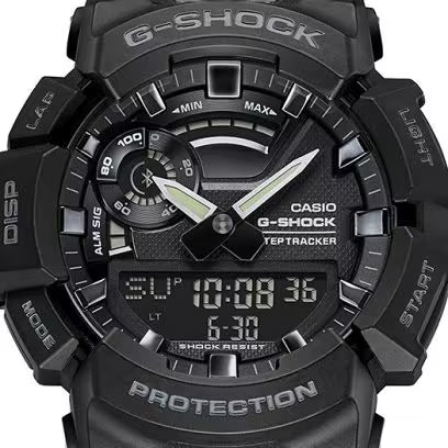 G-SHOCK GBA-900-1A BLACK RUBBER BAND BLACK DIAL  FOR MEN
