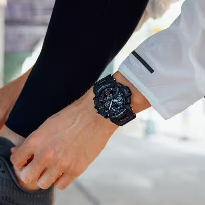 G-SHOCK GBA-900-1A BLACK RUBBER BAND BLACK DIAL  FOR MEN