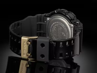 G-SHOCK GA-140GB-1A1 BLACK RUBBER BAND GOLDEN DIAL  FOR MEN