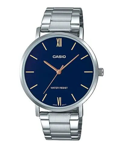 Casio, MTP-VT01D-2BUDF, Men's Watch - Stainless Steel