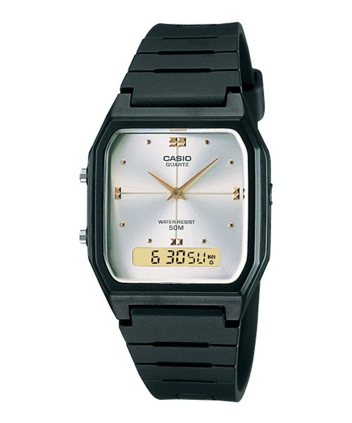 Casio AW-48HE-7AVDF Black Resin Watch