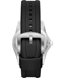 LEE COOPER LC08278.351 BLACK RUBBER BAND BLACK DIAL  FOR MEN