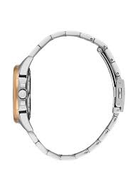 FREELOOK FL.1.10418-5 SILVER AND ROSE GOLD STEEL BAND WHITE DIAL  FOR WOMEN