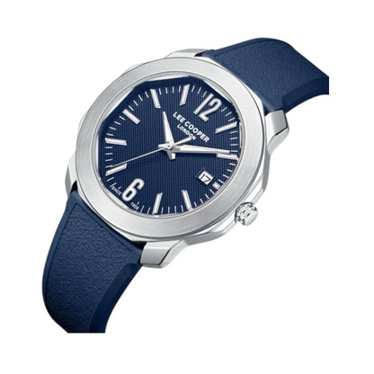 LEE COOPER LC08312.399 NAVY BLUE RUBBER BAND NAVY BLUE DIAL  FOR MEN
