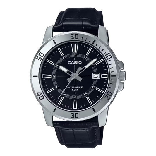 Casio MTP-VD01L-1EV Men's Black Dial Casual Analog