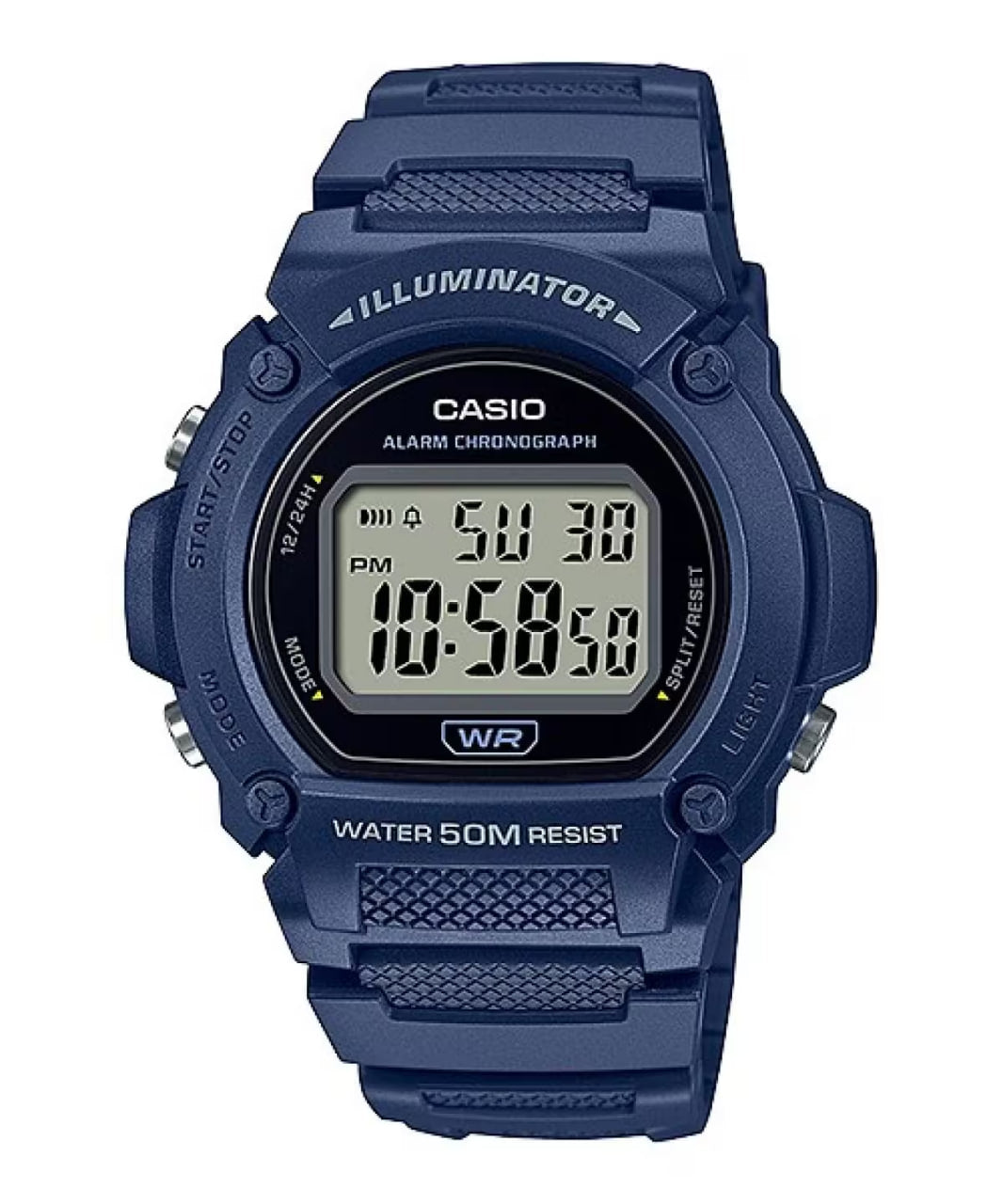 Casio W-219H-2A  For Men Digital Watch