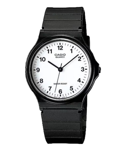 Casio Classic Black Resin White Dial Women's Watch