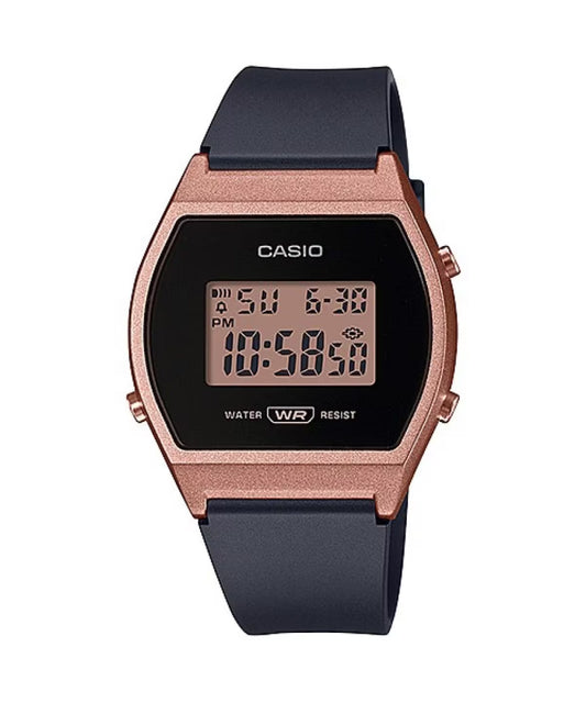 Casio Digital Women's Watch LW-204-1A Black Color