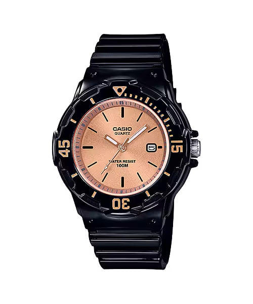 CASIO Quartz Waterproof Sports Rose Gold Analog LRW-200H-9E2V