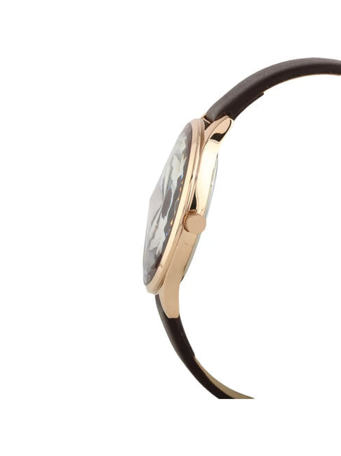 DANIEL KLEIN  Dk.1.13252-2 BROWN LEATHER BAND BROWN DIAL  FOR WOMEN