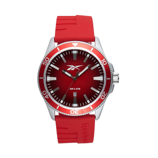 Reebok RV-COT-G3-A1IR-RW Red Rubber Band Red Dial For Men