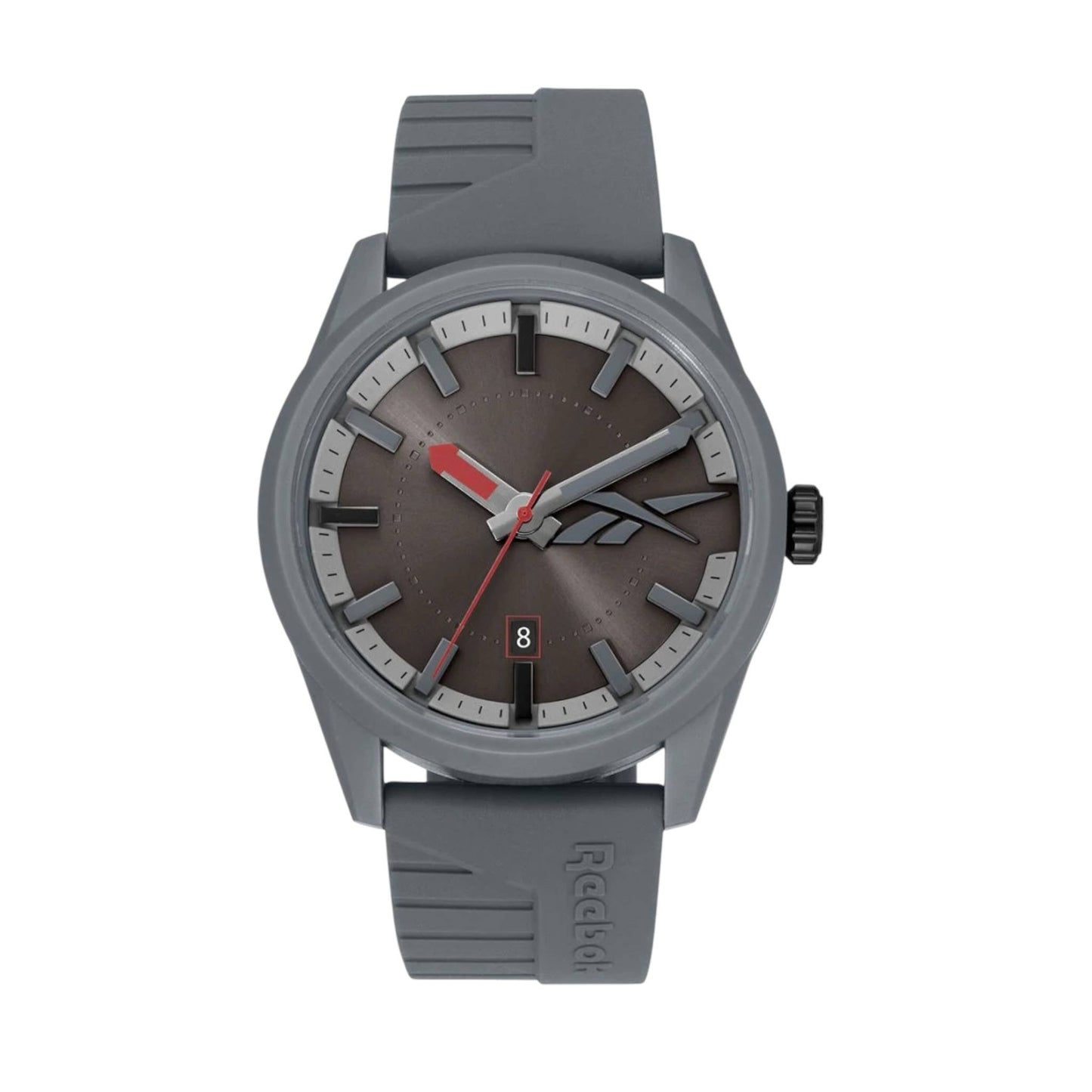 Reebok RV-ROV-G3-PAIA-AR Grey Rubber Band Grey Dial For Men