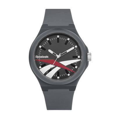 Reebok RV-RUN-G2-PAIA-AW Grey Rubber Band Grey Dial For Men